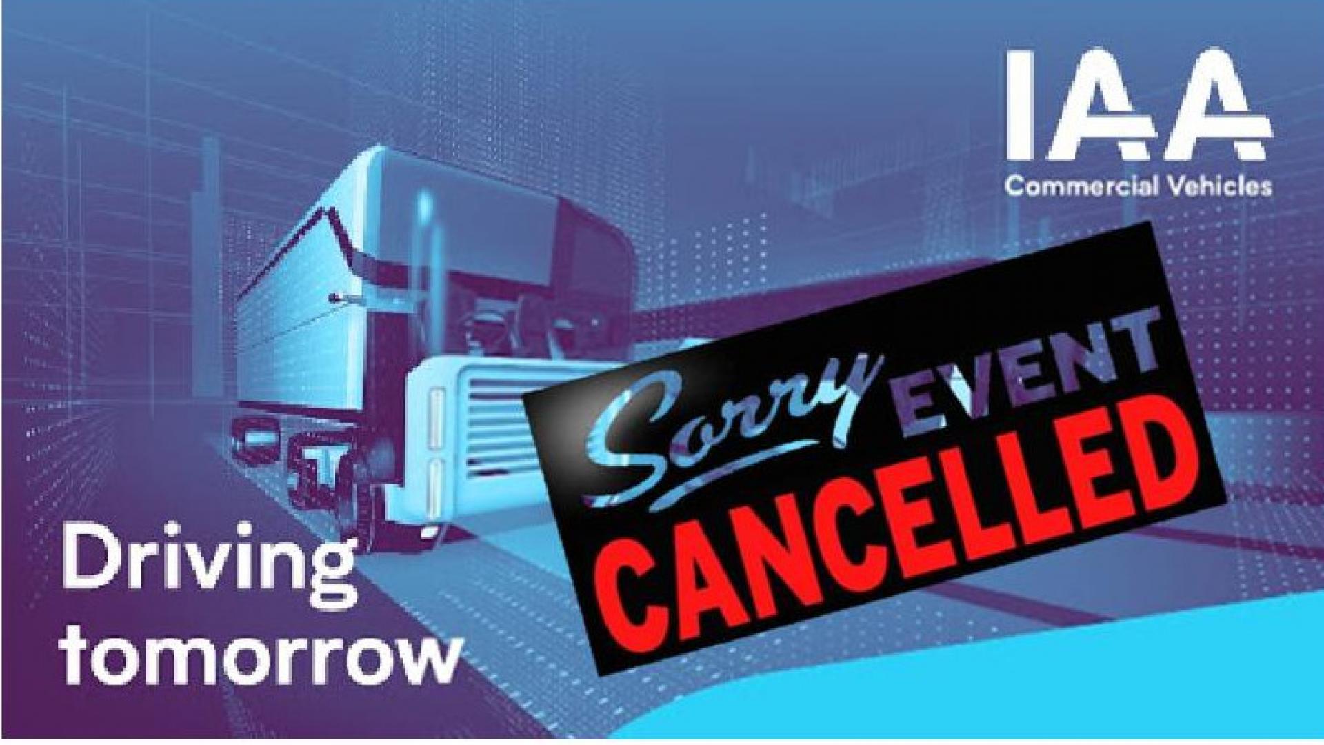 No IAA Commercial Vehicles show in Hanover this year!