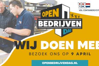 Open Bedrijven Dag op zaterdag 9 april !