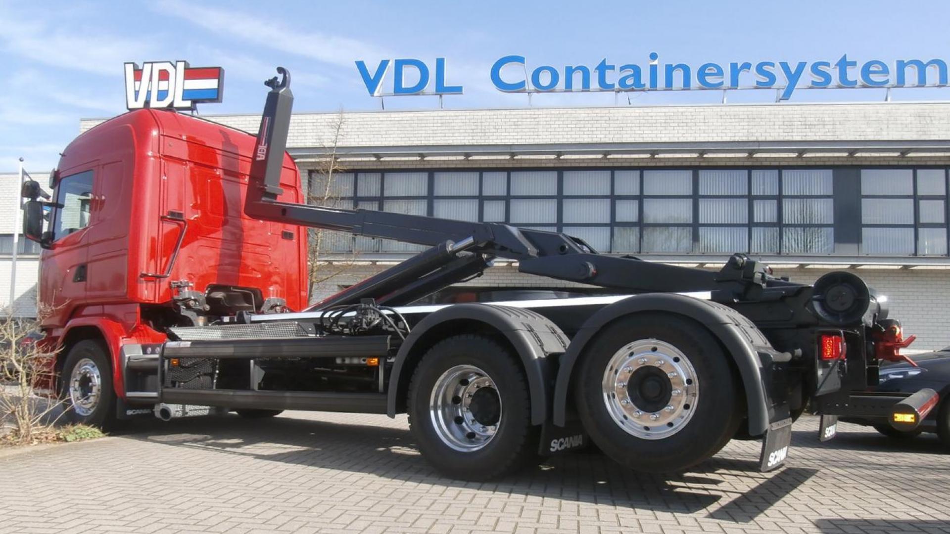 Scania met VDL haakarmopbouw