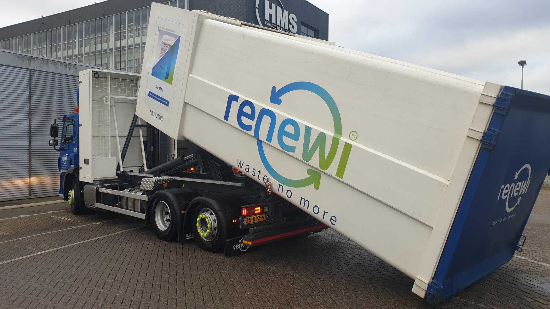 Side loader from our own assembly department for Renewi