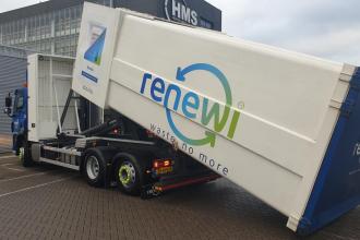 Side loader from our own assembly department for Renewi