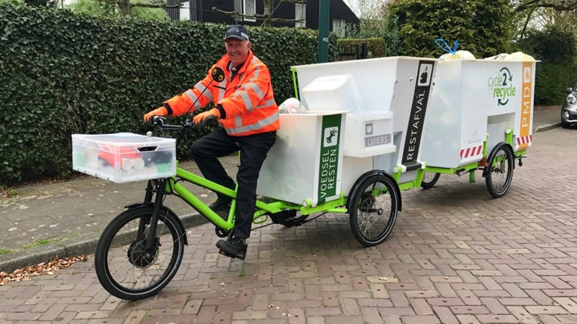 Electric waste collection bike